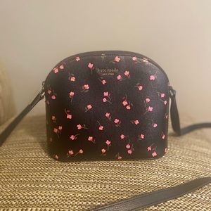 Kate Spade Leather Floral Crossbody